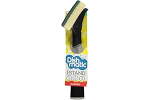 Dishmatic I-Stand Washing Up Brush, Green, One Size (Colour May Vary)