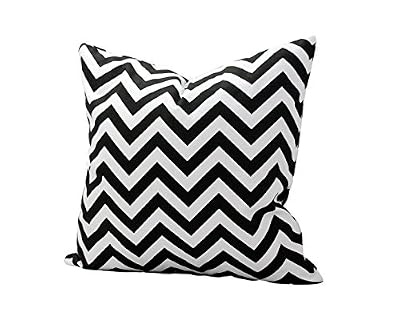 LAAT Simple Géométrique DéCoratif Motifs Ondulés Taie d'Oreiller Housse De Coussin pour Canapé - 16 x 16 Pouces (40 x 40 cm)