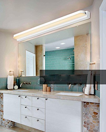 Modern LED Badleuchte Wandleuchten Klassisch Spiegellicht Edelstahl