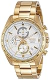 Seiko Herren Chronograph Quarz Uhr mit Edelstahl Armband SSB286P1