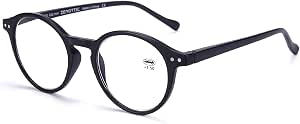 ZENOTTIC Occhiali da Lettura Presbiopia Anti Luce Blu con Lenti  Antiriflesso Uomo e Donna Leggero Telaio Rotondo Vintage Occhiali0.0 1.0  1.5 2.0 2.5 3.0 3.5 : Amazon.it: Salute e cura della persona