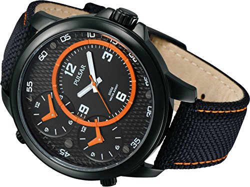 Pulsar Gents Watch Pulsar X XL Leather Analog Quartz PX8007 X 1
