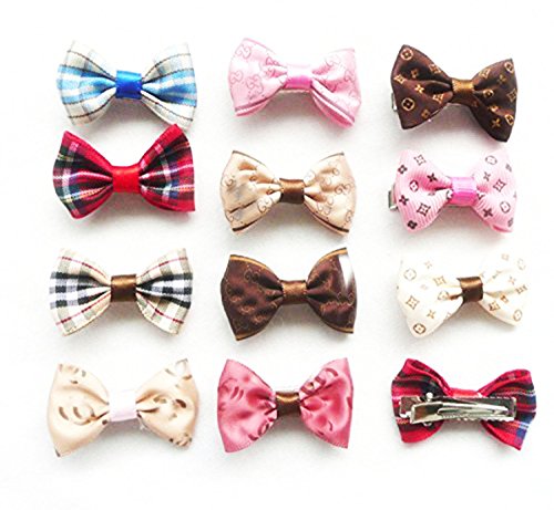 Natural Home Hunde Haarschmuck Haustier Schleife Hundefliege