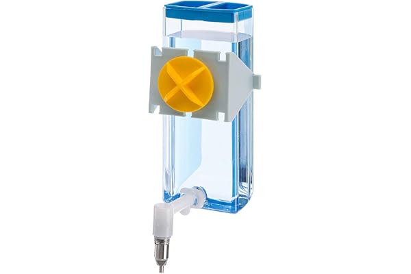 Ferplast Abreuvoir pour cochons d'Inde et Rats Sippy 4674 Medium, Bouteille d'eau Distributeur pour rongeurs Capacité 300 CC, Fixation sur Grillage métallique ou Surfaces Lisses