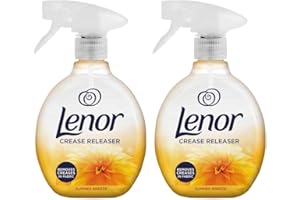 Lenor Spray do usuwania zagnieceń usuwa zagniecenia w tkaninie, zapach letniej bryzy, podwójne opakowanie, 2 x 500 ml