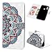 Produktbild WaackGG Hülle Handyhülle FlipCase Kompatible mit P Smart 2019/ Huawei Honor 10 Lite Tasche Handytasche Leder Wallet Schutzhülle Magnetisch Kartenfach Ständer Anti-Fall Etui Gemalt