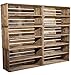 Produktbild XXL dunkle gebeizte Vintage Holzkiste für Schuhregale (6er Set)