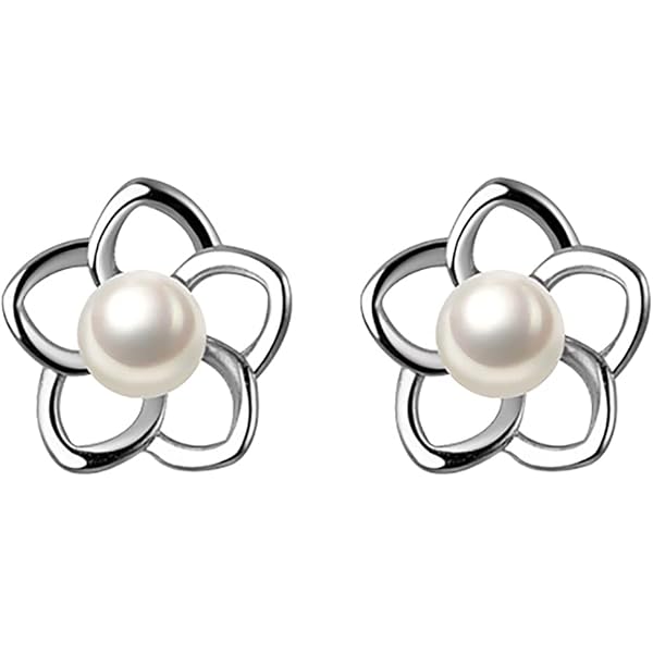 SLUYNZ Orecchini a perno in argento Sterling 925 con fiocco per