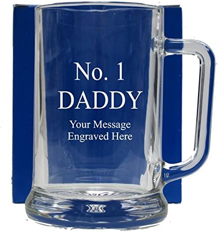 Glass Tankard[Custom] No 1 Daddy GT106