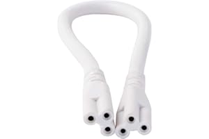 OUBO LED Verlängerungskabel Verbinder, 100CM mit 2 Stecker für LED T8 Leuchtstoffröhre mit Fassung Reihe Installation