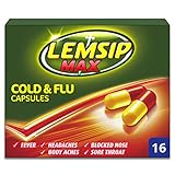 Lemsip Max Cold and Flu Capsules with Paracetamol - Pack of 16