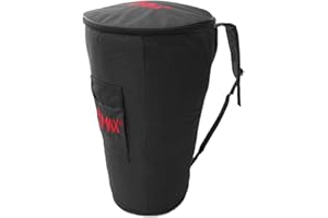 INZOPO Portable 10/12inch African Hand Drum Gig Bag Djembe Carry Storage Bag Case - 12inch Black, as described 12inch Black