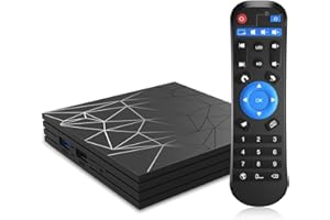 SIDIWEN Android 10.0 TV Box, 2GB RAM 16GB ROM H6 Quad Core Soporte 3D 6K Ultra HD H.265 WiFi 2.4 GHz Ethernet Smart TV Box