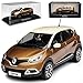 Produktbild Renault Captur Braun mit weißem Dach Ab 2013 1/43 Norev Modell Auto mit individiuellem Wunschkennzeichen