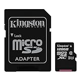 Fácil uso Kingston SDC10G2/128GB - Tarjeta de Memoria microSDXC de 128 GB