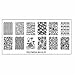 Bundle Monster 5pc Polynesian Themed Nail Art Design Rectangular XL Stamping Plates-Traditional Polynesia