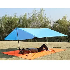 Trendy Retail Portable Camping Awning Canopy Sun Shade Tent Tarp Rain Shelter M Orange