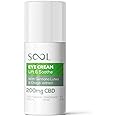 SOOL Eye Cream Lift & Soothe 200mg CBD, 15ml | Lightweight Formula for Dark Circles, Puffiness, and Under-Eye Bags | All-Natural Ingredients | Nourishing & Hydrating Cream