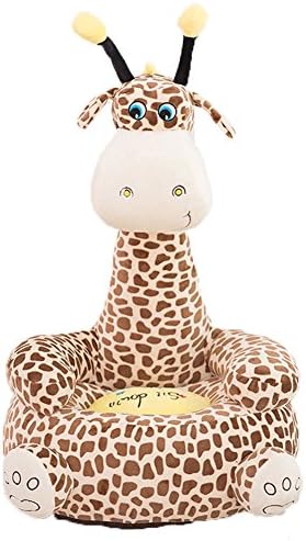 Albrose Children Pp Cotton Plush Cartoon Toys Sofa animal Chairs for Kids Gift Giraffe 4