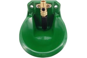 siduytin Bebedero de agua automático duradero, alimentación saludable, bebederos para ganado fáciles de limpiar, bebedero de agua automático para ganado PP