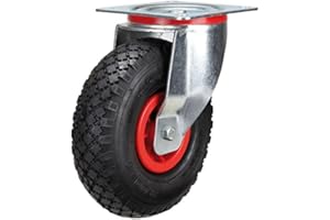 REINHOLD KNOCHENMUß GMBH der ROLLENDE SHOP - Lenkrolle 225 mm Luftrad mit Kunststoff-Felge