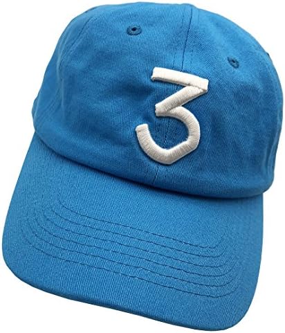 shengbin pzz SY Baseball Cap Chance 3 Embroidered Dad Hat Adjustable Snapback Cotton Unisex (Blue)