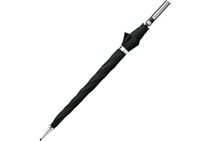 Lemon Pie Products Large Windproof Golf Umbrella – 122cm Automatic Open Canopy – Stormproof Fiberglass, Stylish Posh Walking Stick Brolly with Patented Secure Grip Handle for Weddings, Men & Women