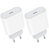 Sakahyro 20W 2-Pack USB C Adapter für iPhone 14/14 Pro/14 Pro Max/14 Plus 13 12 11 SE, Pad Mini, AirPods, USBC Netzteil Steck