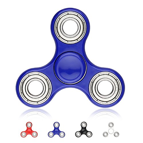 Fidget Hand Spinner, Stress Reducer, High Speed Ceramic Bearing Fidget Toy (BLUE)
