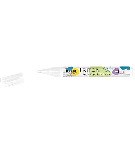 KREUL Triton Acrylic Marker Edge – Fluoreszierendes Pink, Keilspitze (1–4 Mm), Wasserbasierend & Nachfüllbar