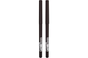 ‎MAYBELLINE Maybelline New York Lasting Drama Automatischer Kajalstift, wasserfest, pigmentierter Strich, 36 Stunden, Farbe Black Out Drama – 2 Kosmetika