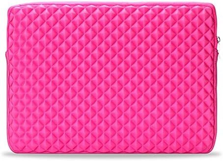 YANX High quality Plush 11.6/12/13.3/15.4 Inch Slim Lightweight Laptop Carrying Case Protector Bag Sleeve , pink , 13.3 inches