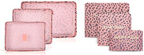6PCS/Set Waterproof Clothes Storage Bags Packing Cube Travel Luggage Organizer Bag