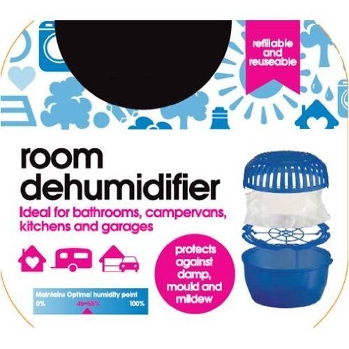 2 XHumid.net Room Dehumidifier - Helps To Maintain Optimal Humidity - No Mess Refill System - Great For Bathrooms, Caravans, Kitchens and Garages