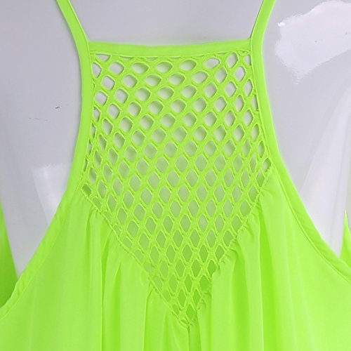 Chiffon Träger Strandkleid - 6