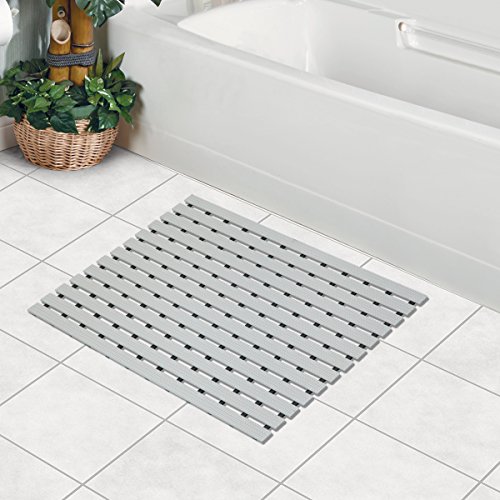 Fabsouk™ Premium Shower Mat | Bath Mat (61 x 45 cm) Anti Slip | Skid Proof for Bathroom and Wet Area | Misty Grey Color RS.999 (60.00% Off) - Amazon