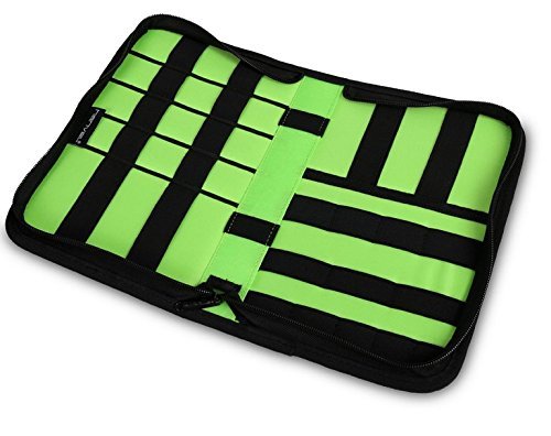 Nylongewebe Aufbewahrungskorb Halter/Etui/Hülle/Tasche/Organizer für USB Flash Drives/Daumen Laufwerke/Stift Laufwerke/Speedrope/HDD Laufwerke von Hanvel - 3