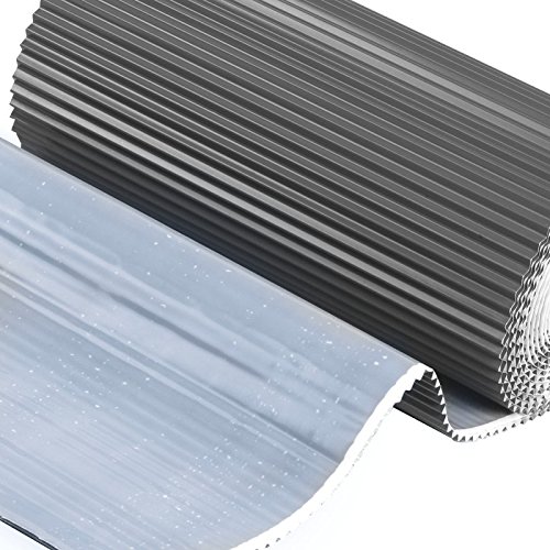 Preisvergleich Produktbild MBZ Alu-Flex Band Plissiert 300mm x 5m Braun 8017