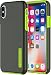 Produktbild Incipio DualPro Schutzhülle für Apple iPhone X - Smoke/Volt [Extrem robust | Stoßabsorbierend | Kratzfeste Beschichtung | Hybrid] - IPH-1629-SVT