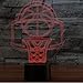 Produktbild Visuelle 3D Led Nightlight Basketball Modellierung Dekor Sport Fans Touch Button Usb Tischlampe Baby Schlafen Leuchte Geschenke