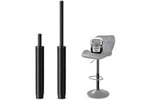 MASTERY MART 14 Inches-22 Inches Extra Long Chair Gas Cylinder Replacement, 8" Stroke, Heavy Duty 1000lbs, Universal Fit For Drafting Chairs Bar Stools, Class 4, Not For 1KEA, Black