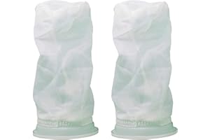 Kettion IBC-Ersatzfilter Nylonfilter, IBC-Deckelfilter Nylon, IBC-Behälterdeckelfilter, IBC-Tankzubehör für DN75-Filterset IBC-Regenwassertank 2 Stück (weiß)