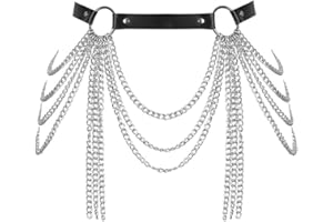 TOEECY Chaîne de Taille Body Chain Sexy Chaîne de Corp Chaînes Ventre Bikini Body Chain Plage Boîte de Nuit Fête Accessoires de Corps Bijoux de Corps pour Femmes et Filles