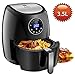 Produktbild Habor 3.5L Heißluftfritteuse Fritteuse Programmierbare 7-in-1, LCD-Controller-Panel mittlere Kapazität Abnehmbarer spülmaschinengeeigneter Teil Ein detailliertes Rezeptbuch enthalten.