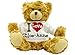 Produktbild I love chloe-anne – niedliche Plüsch Teddy Bär Name Geschenk (Höhe ca. 22 cm)