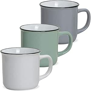 Amazon.de: matches21 Tassen Becher Kaffeebecher Emaille-Optik
