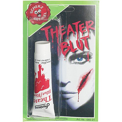 Preisvergleich Produktbild Theater Blut, 15 ml Tube, für Maske, Halloween und andere Anlässe