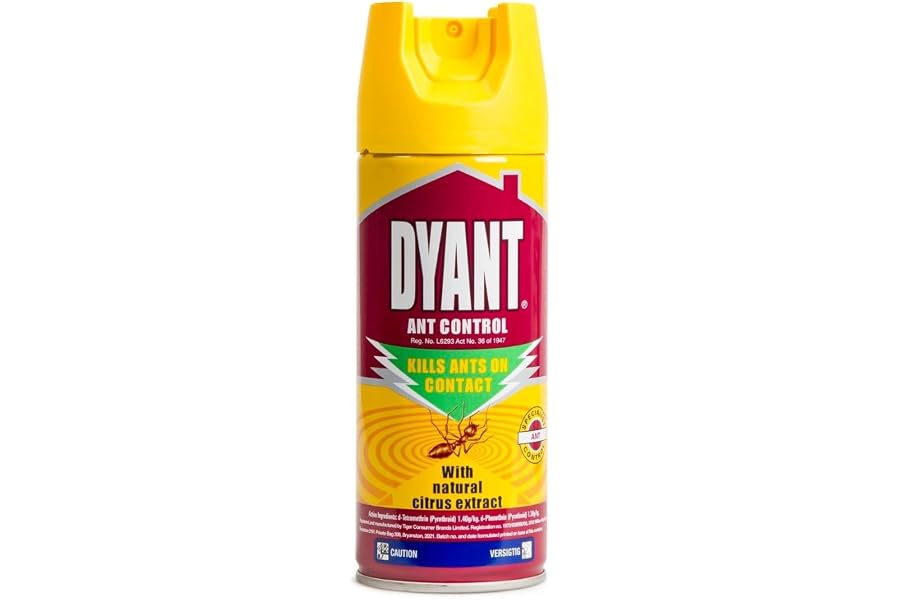 Dyrange Dyant Ant Control Citrus Aerosol Spray 300ml: Instant Ant Killer - Indoor And Outdoor - Pest Control Products - Insec