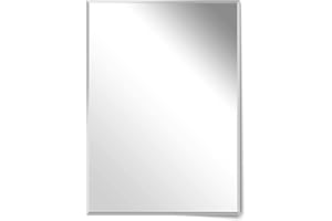 YOUR-HOMESTYLE Homestyle Rahmenloser Facettenspiegel 50 x 70 cm Wandspiegel Badezimmerspiegel Made in Germany