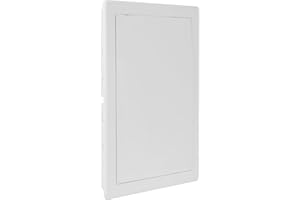 Repa Market 200 x 300 mm Plasterboard Access Panel – White Plastic Inspection Hatch for Walls & Ceilings, Bath Panel & Fuse Box Cover Cabinet, Access Hatch, Easy Install for Plumbing & Electrical